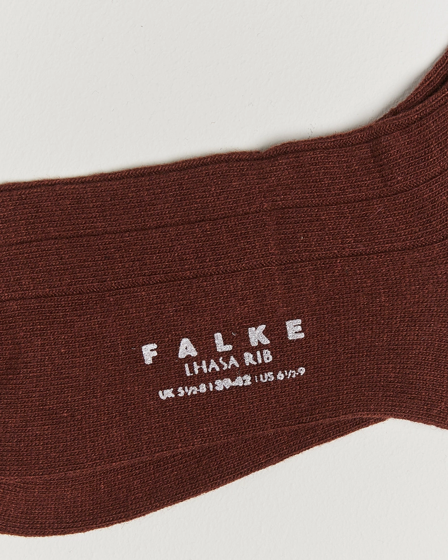 Herren |  | Falke | Lhasa Cashmere Socks Cinnamon Brown