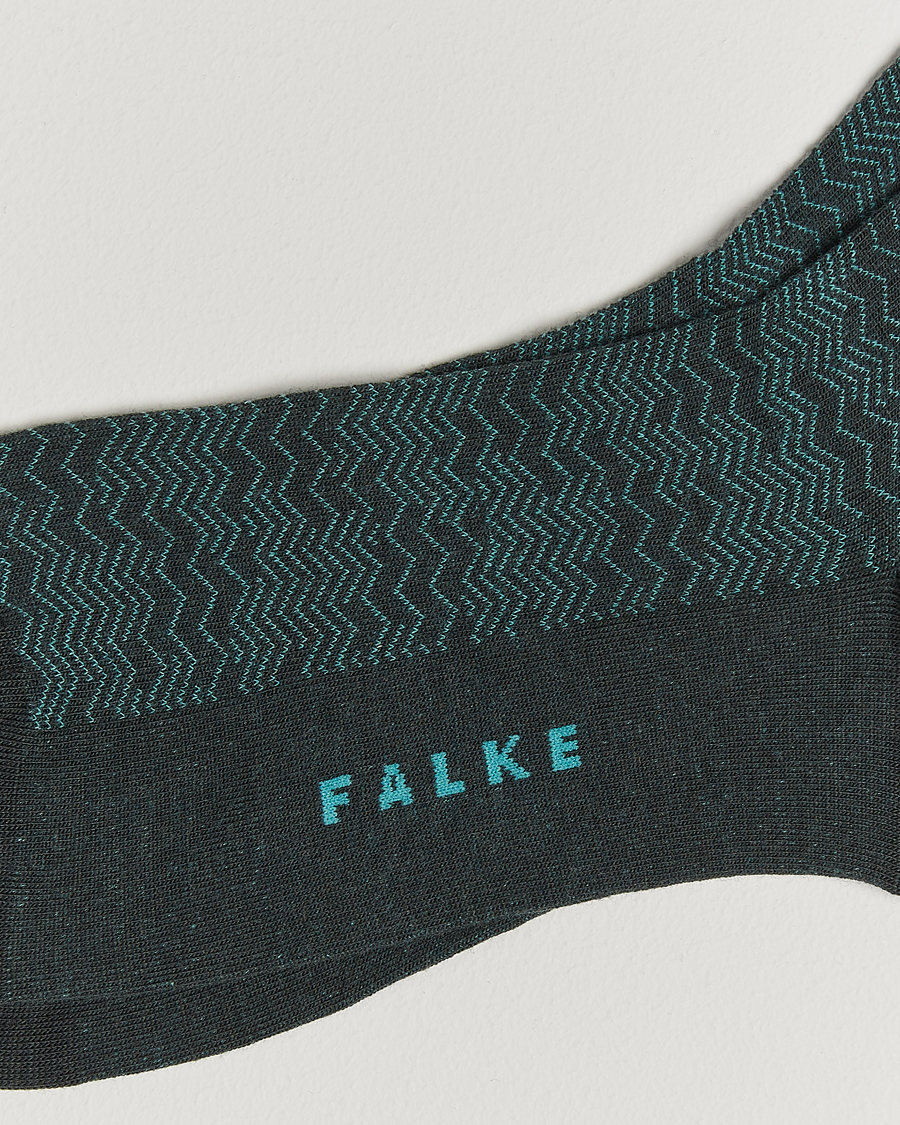 Herren |  | Falke | Mighty Nest Wool/Cotton Socks Forest Green