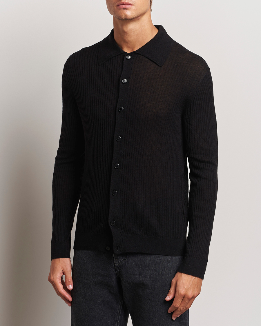 Herren |  | Filippa K | Light Knitted Cardigan Black