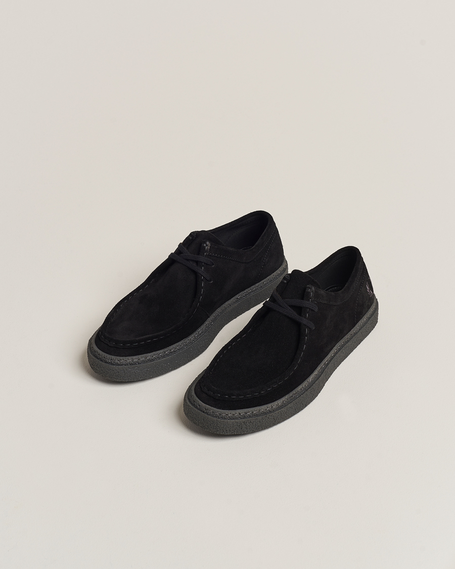 Herren | Wildlederschuhe | Fred Perry | Dawson Low Suede Shoe Black