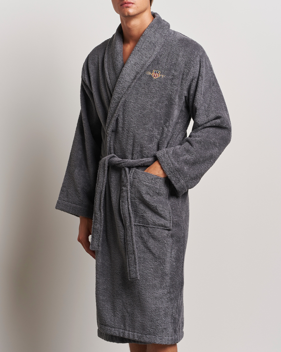 Herren |  | GANT | Archive Shield Terry Robe Anchor Grey