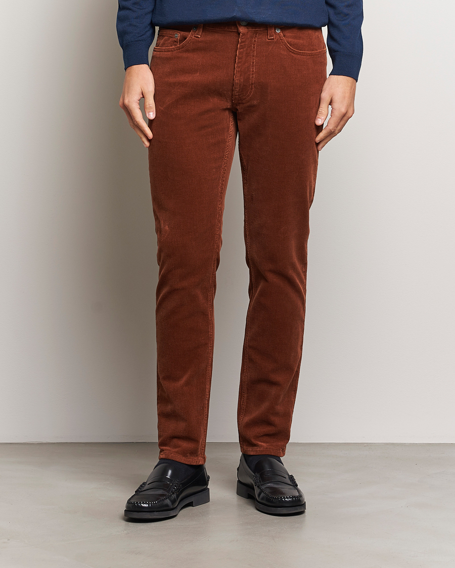 Herren |  | GANT | Cord 5-Pocket Jeans Chocolate Brown