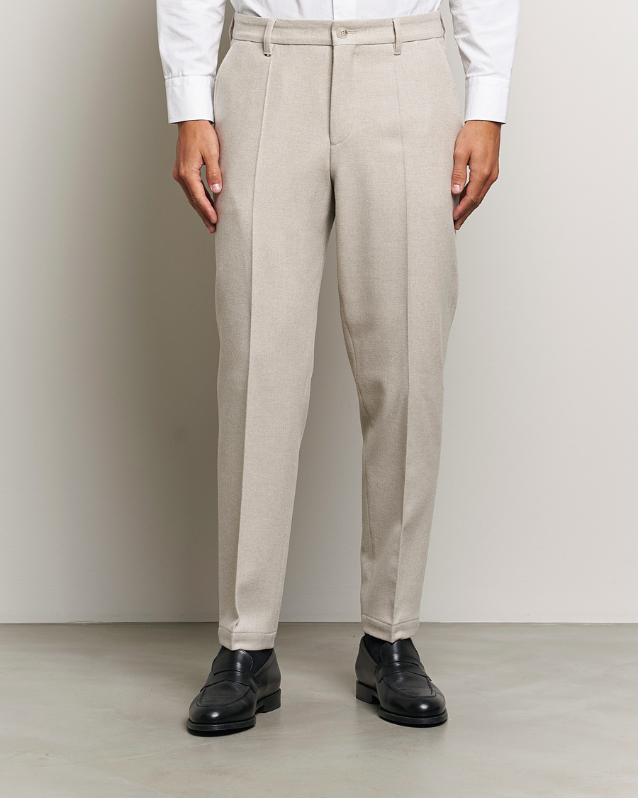 Herren |  | BOSS BLACK | Perin Wool Trousers Open White