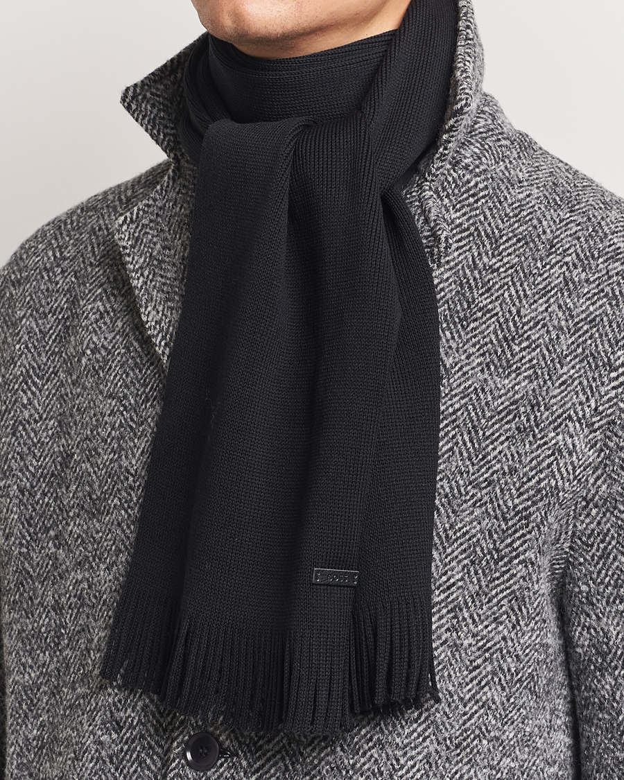 Herren |  | BOSS BLACK | Albas Wool Scarf Black