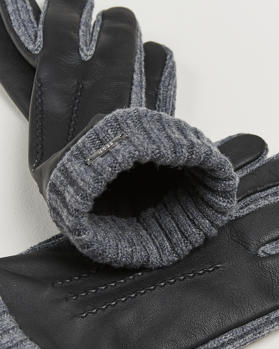 Herren |  | BOSS BLACK | Hyden Leather Gloves Black