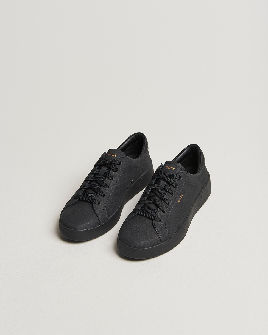 Black hugo boss shoes online