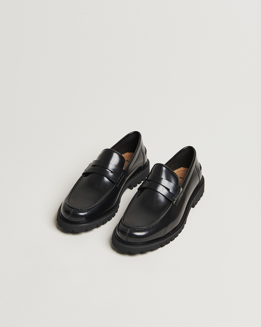 Herren |  | BOSS BLACK | Richayl Leather Loafer Black