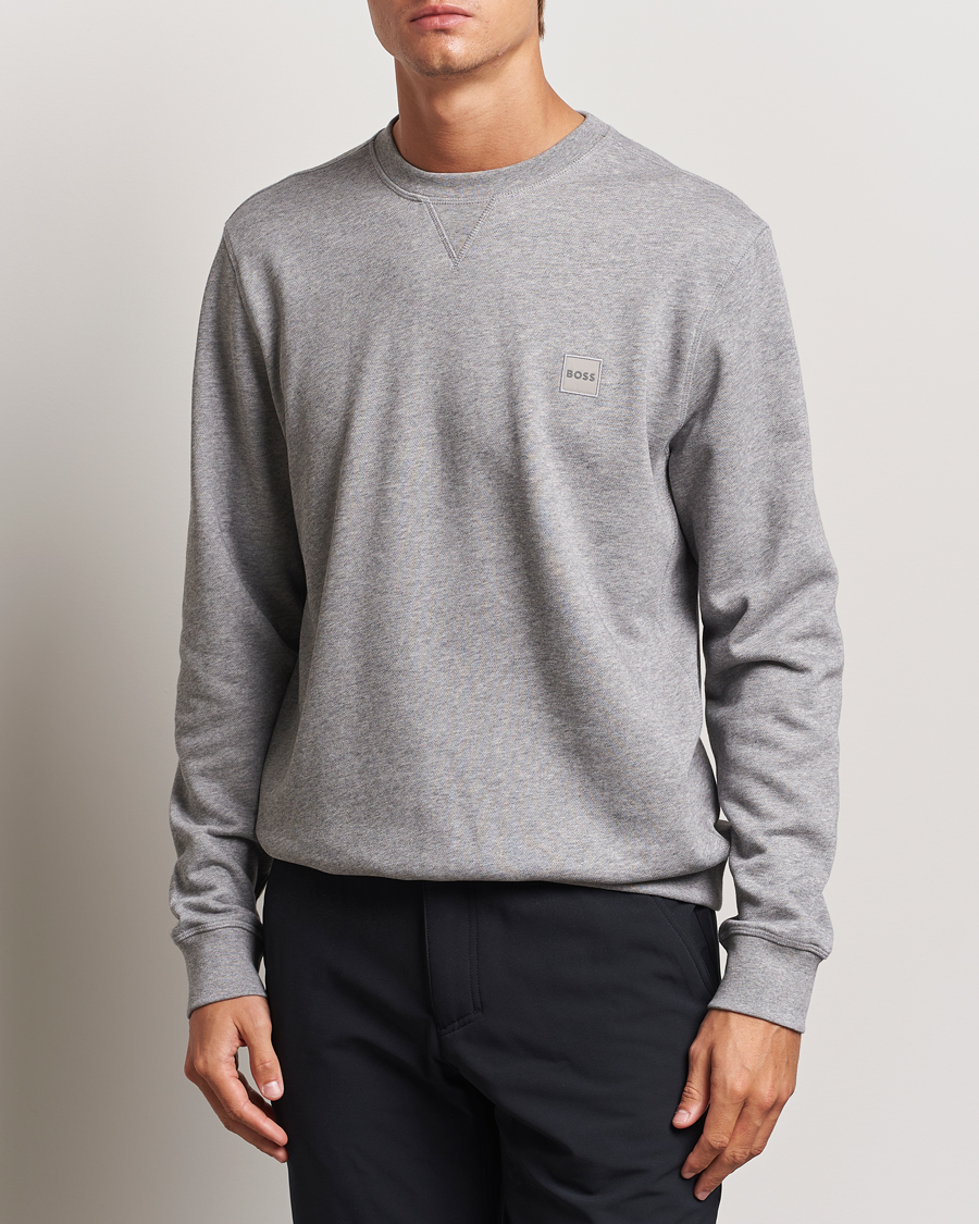 Herren | Sweatshirts | BOSS ORANGE | Westart Logo Sweatshirt Light Grey