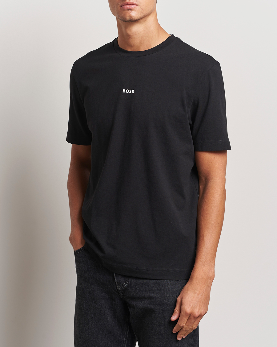 Herren |  | BOSS ORANGE | Tchup Logo Crew Neck T-Shirt Black