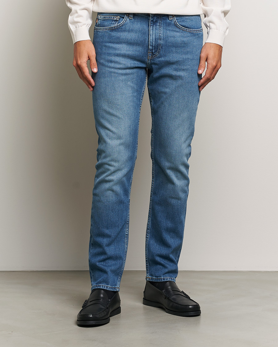 Herren | Slim fit | BOSS ORANGE | Delaware Stretch Jeans Light Blue