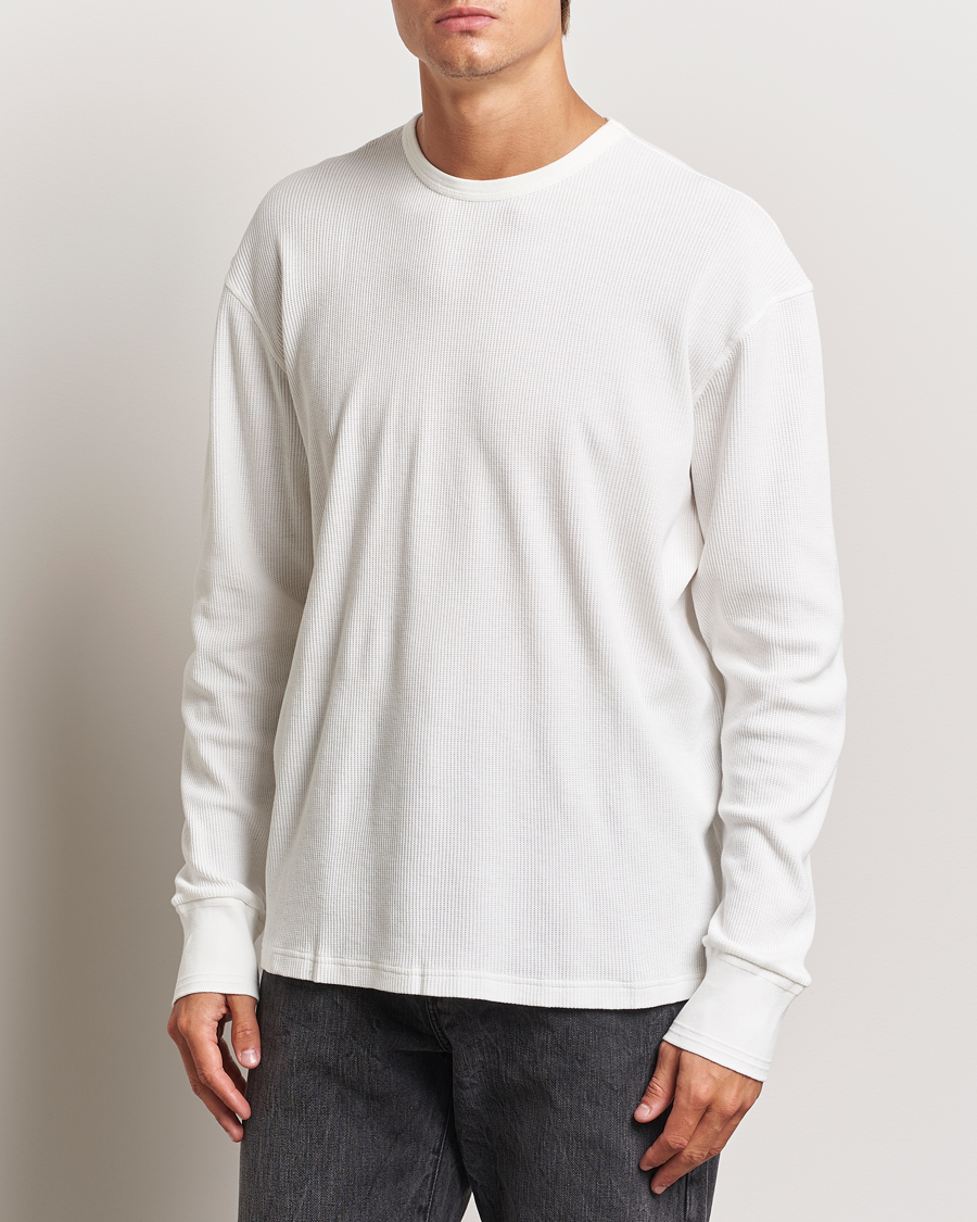 Herren |  | Jeanerica | Jean Waflle Texture Sweater Natural White