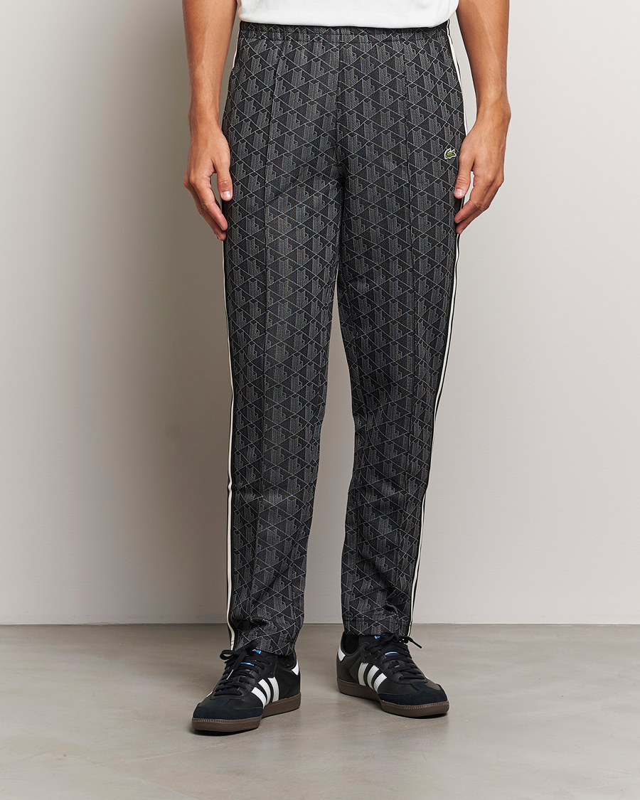 Herren |  | Lacoste | Monogram Track Pants Black/Graphite