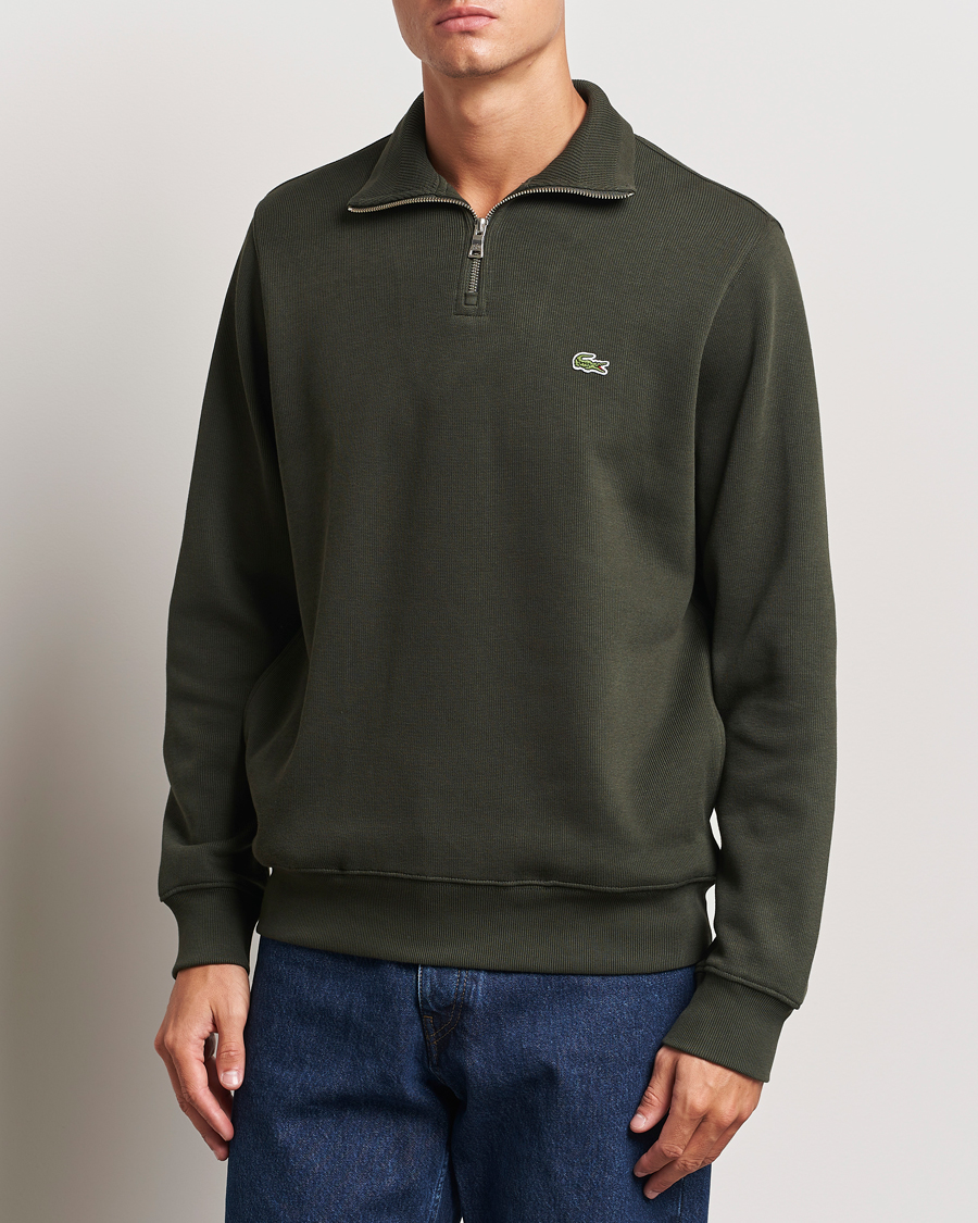 Herren |  | Lacoste | Rib Interlock Half Zip Sapwood