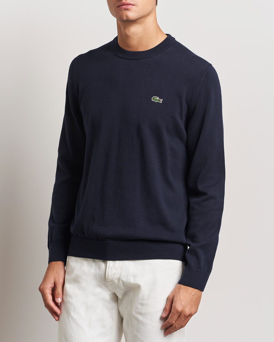 Herren |  | Lacoste | Cotton Knitted Sweater Navy