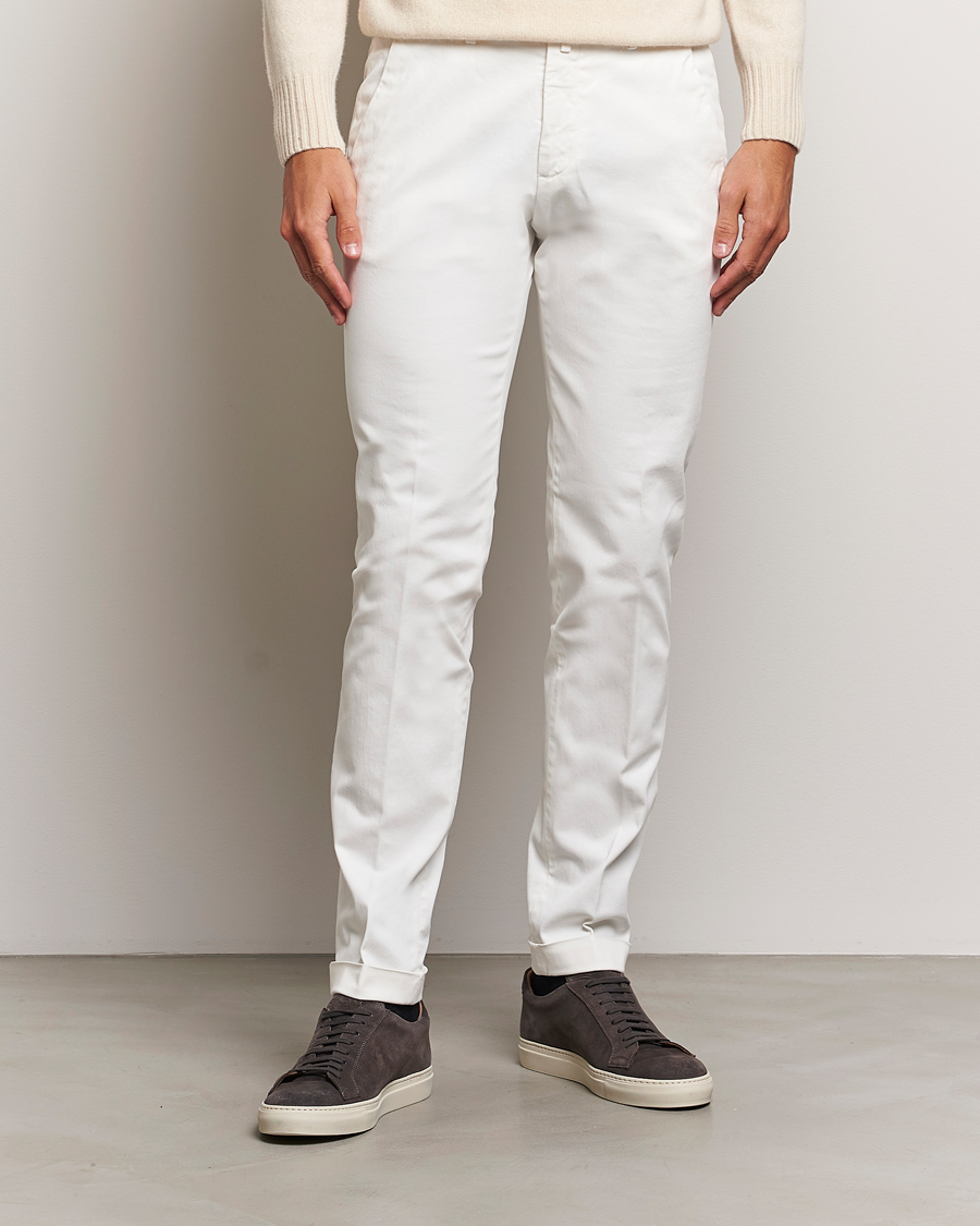 Herren |  | Briglia 1949 | Slim Fit Cotton Stretch Chino Off White