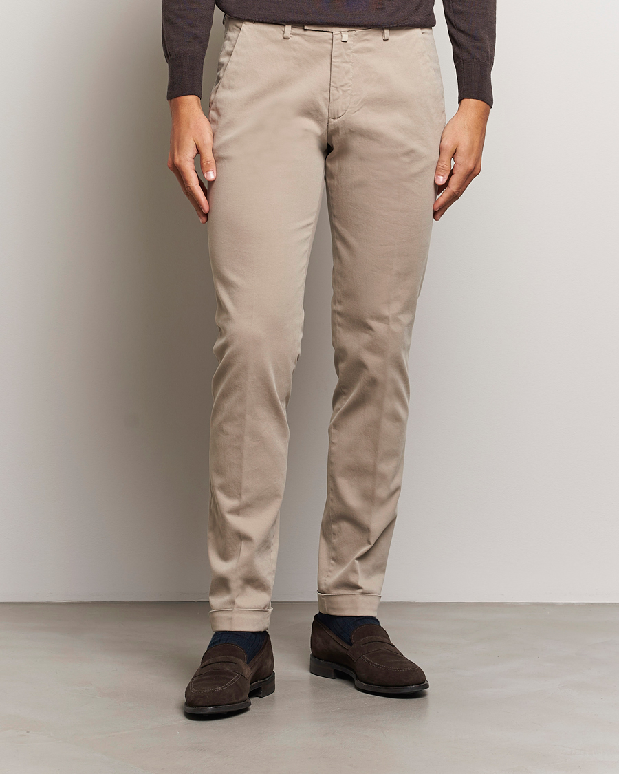 Herren |  | Briglia 1949 | Slim Fit Cotton Stretch Chino Beige