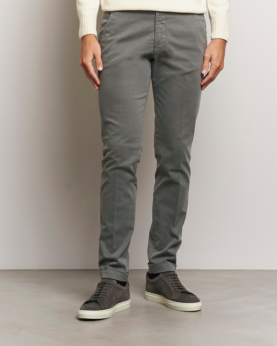 Herren |  | Briglia 1949 | Slim Fit Cotton Stretch Chino Grey