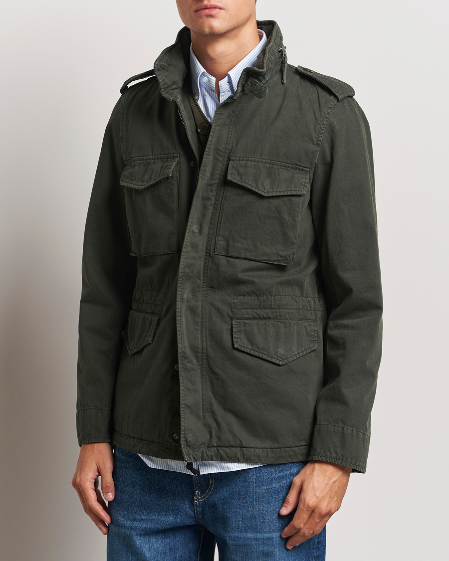 Herren |  | Aspesi | Lined Cotton Field Jacket Military