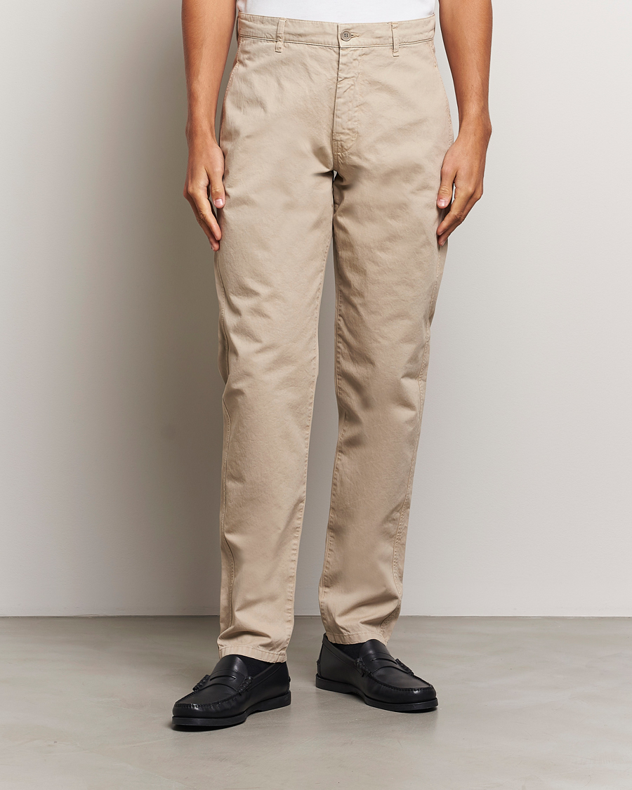 Herren |  | Aspesi | Garment Dyed Cotton Pants Beige