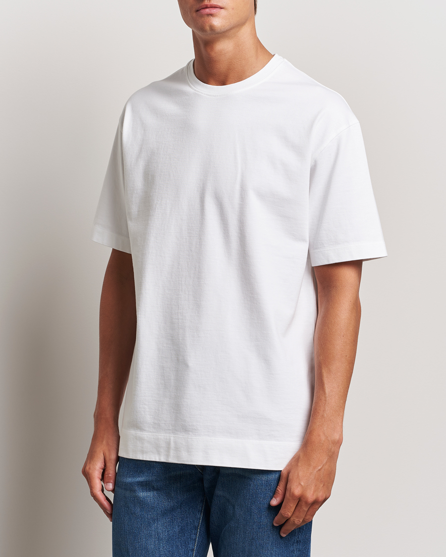 Herren |  | Massimo Alba | Nevis Cotton T-Shirt White