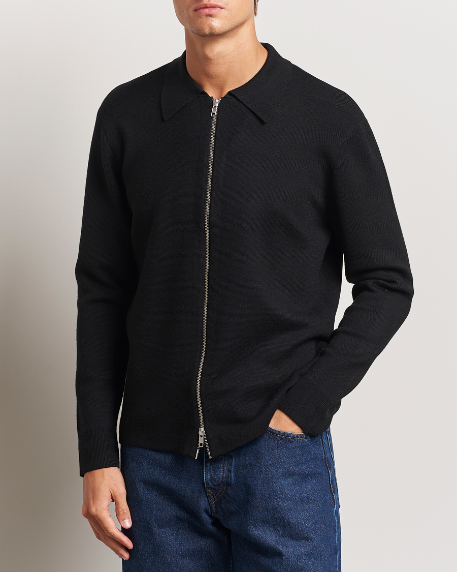 Herren |  | NN07 | Harald Cotton/Modal Full Zip Black