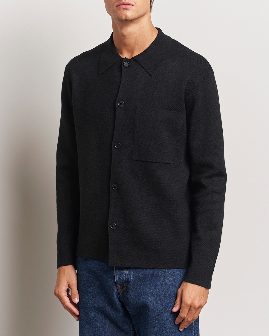 Herren |  | NN07 | Jonas Cotton/Modal Cardigan Black