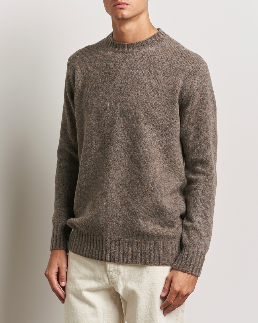 Herren |  | NN07 | Lee Brushed Wool Crew Neck Tarmac