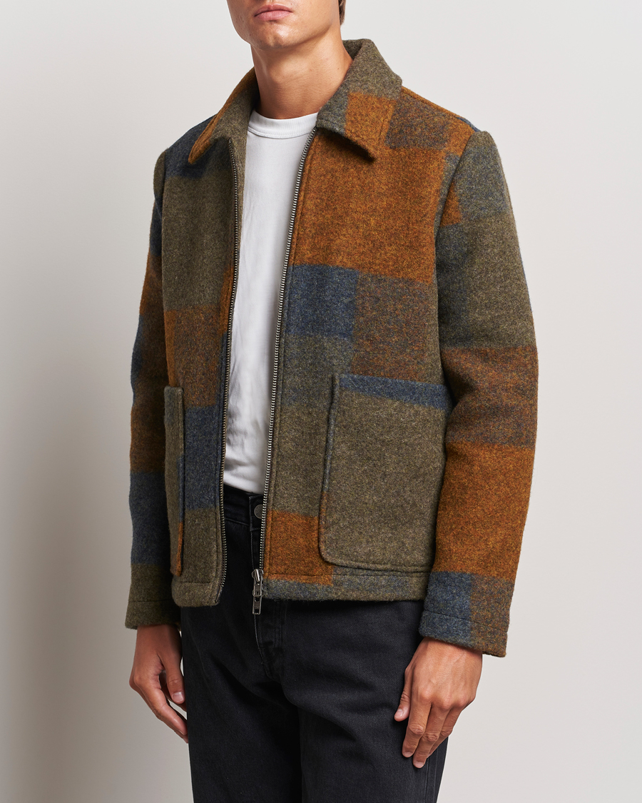 Herren |  | NN07 | Gael Wool Checked Jacket Multi