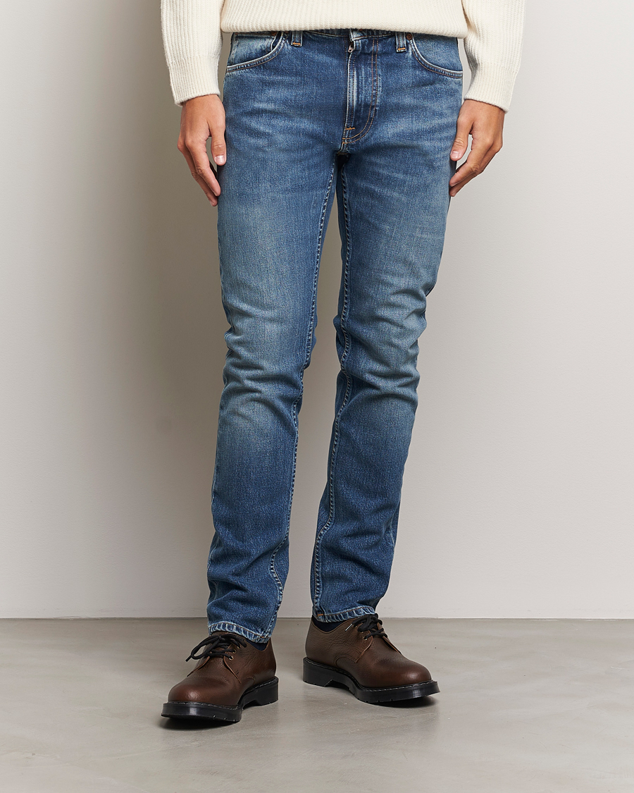 Herren | Slim fit | Nudie Jeans | Lean Dean Jeans Blue Delusion