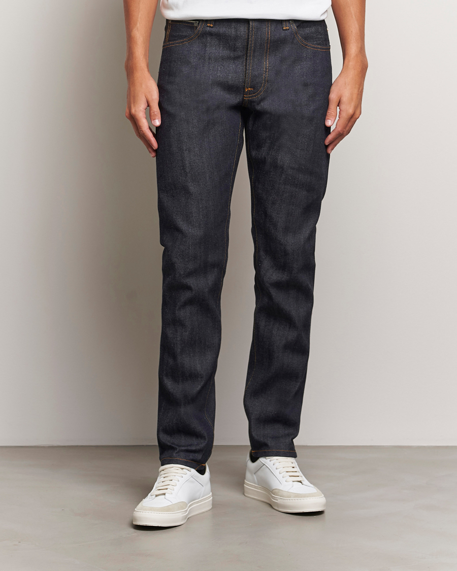 Herren | Tapered fit | Nudie Jeans | Lean Dean Jeans Dry Apex Selvage