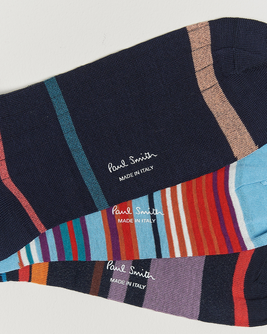 Herren |  | Paul Smith | 3-Pack Striped Socks Multi