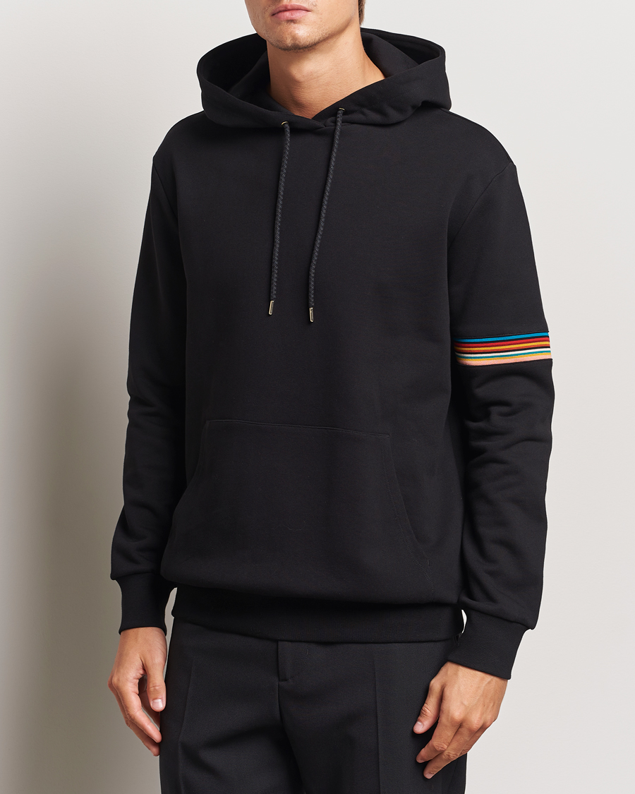 Herren |  | Paul Smith | Striped Arm Hoodie Black