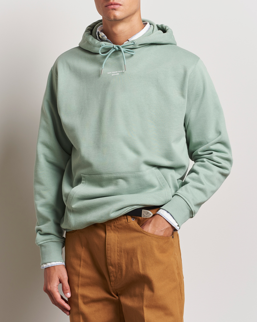 Herren |  | Drôle de Monsieur | Classic Slogan Hoodie Water Green