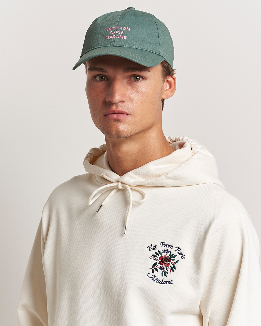 Herren |  | Drôle de Monsieur | Slogan Baseball Cap Water Green