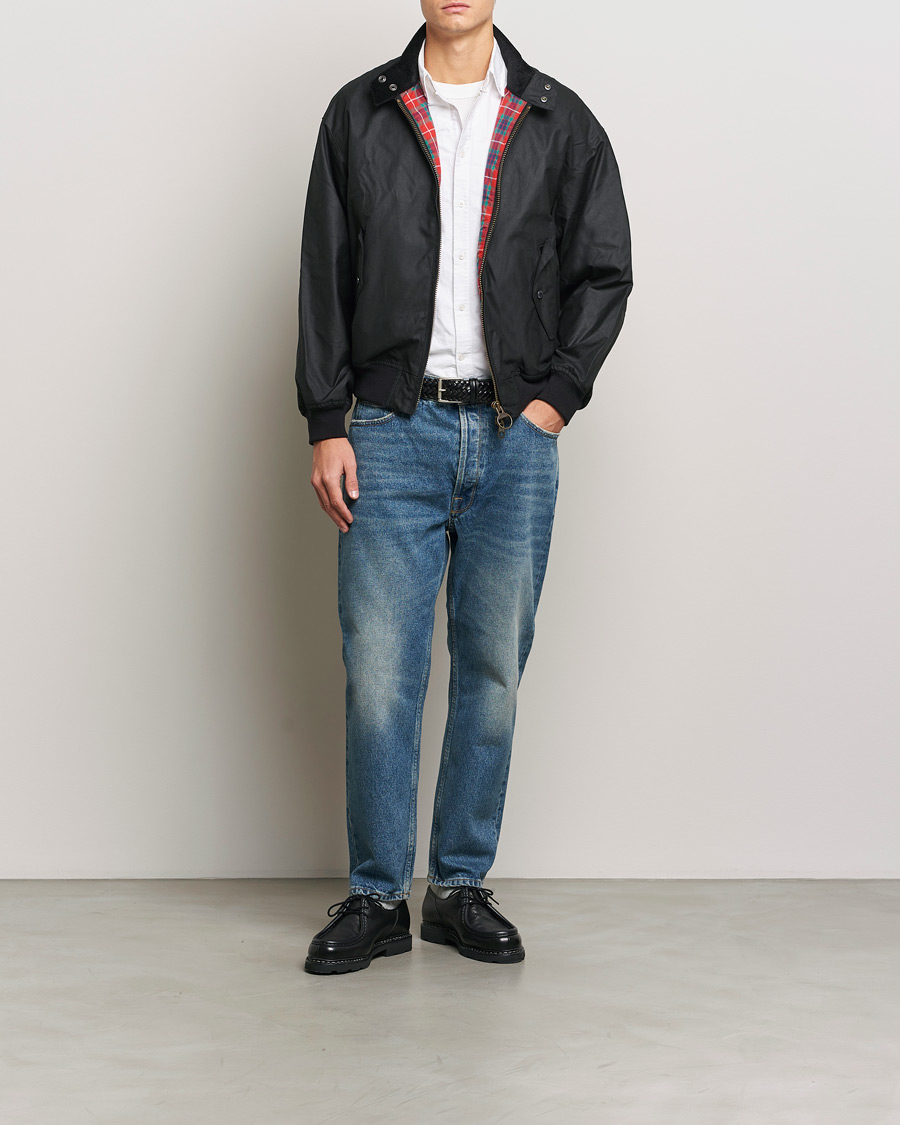 Black wax jacket online