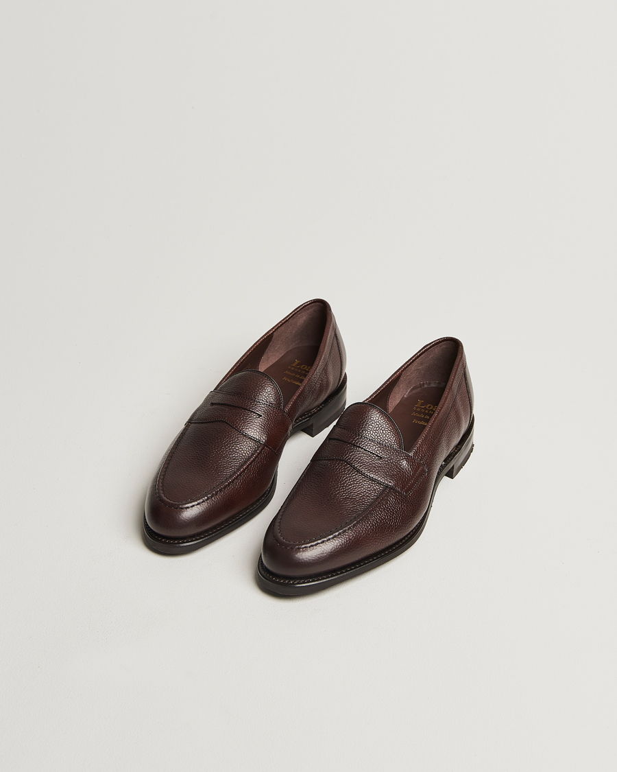 Herren |  | Loake 1880 | Imperial Grained Penny Loafer Dark Brown