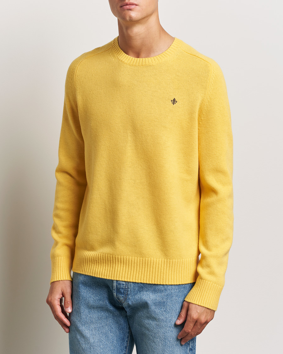 Herren |  | Morris | Hertford Merino Crew Neck Yellow