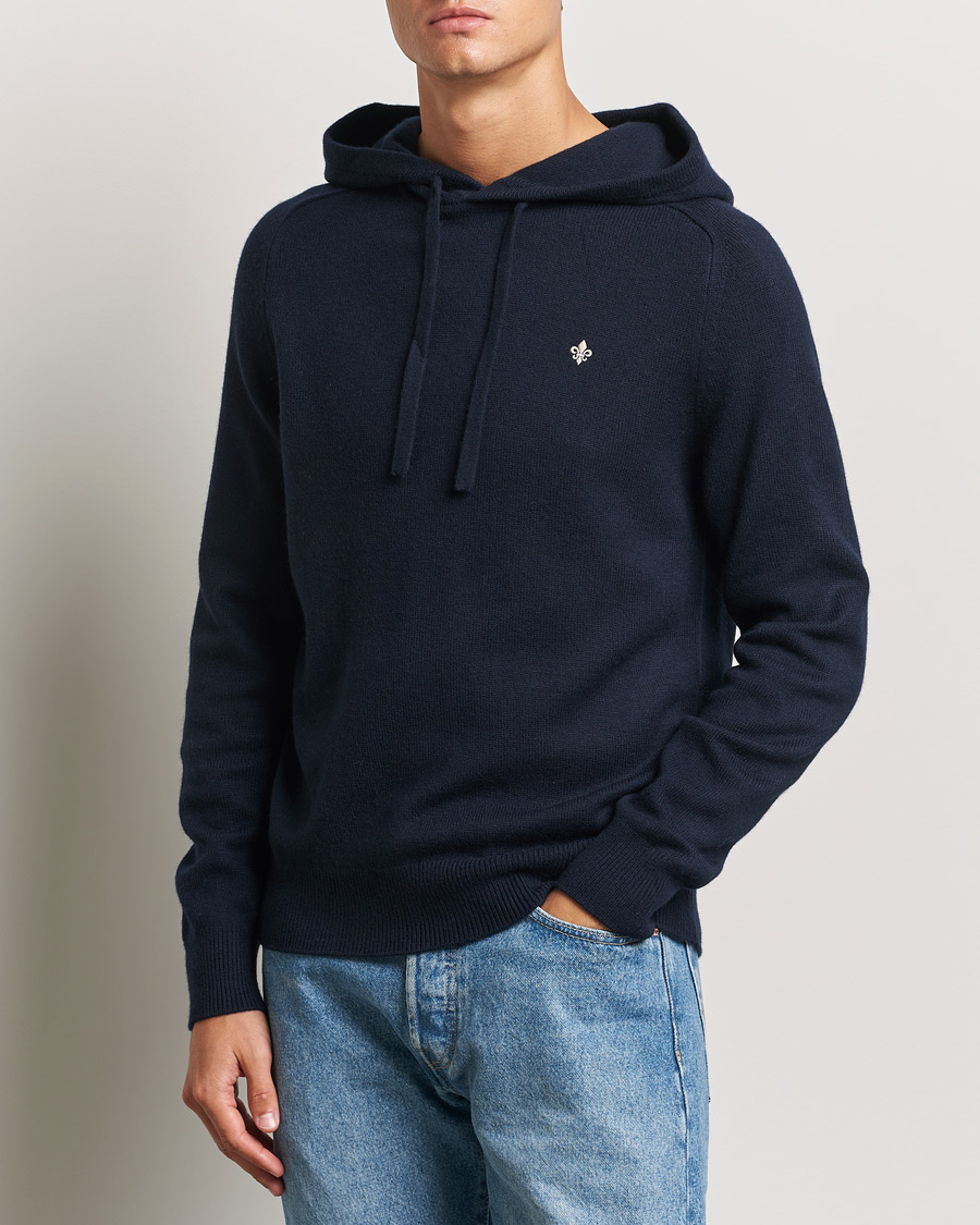 Herren |  | Morris | Hertford Merino Hoodie Navy