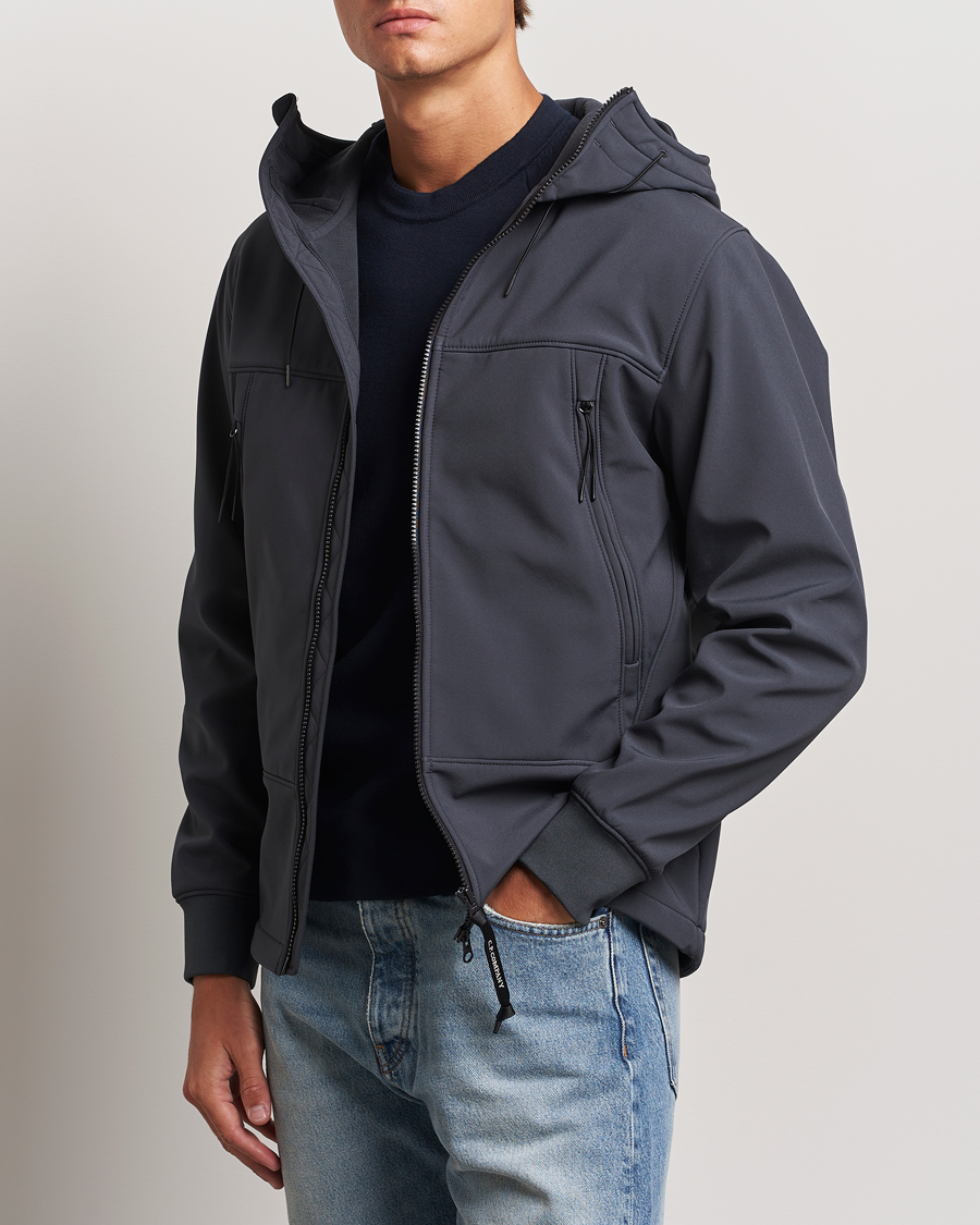 C.P. Company CP Shell Hooded Jacket Grey Black bei Care of Carl