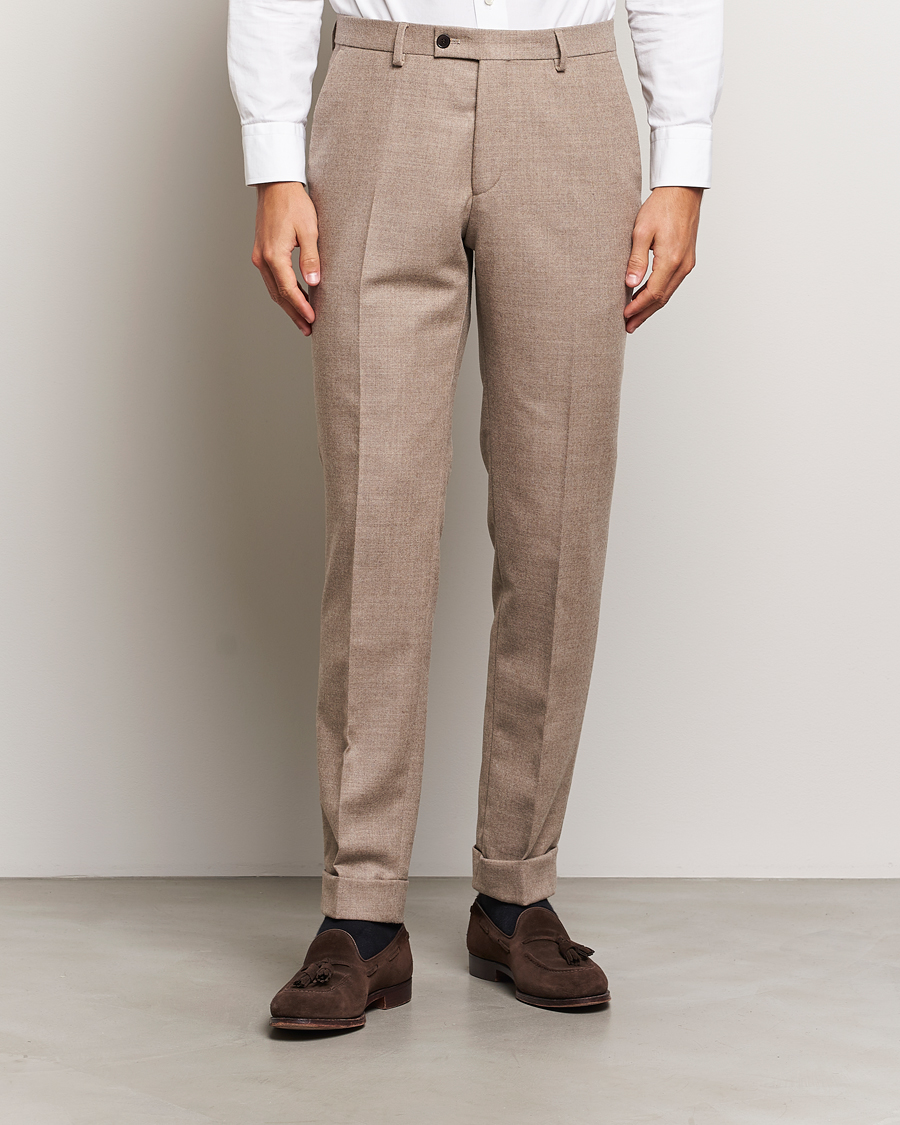 Herren |  | Morris Heritage | Morris Prestige Flannel Trousers Khaki