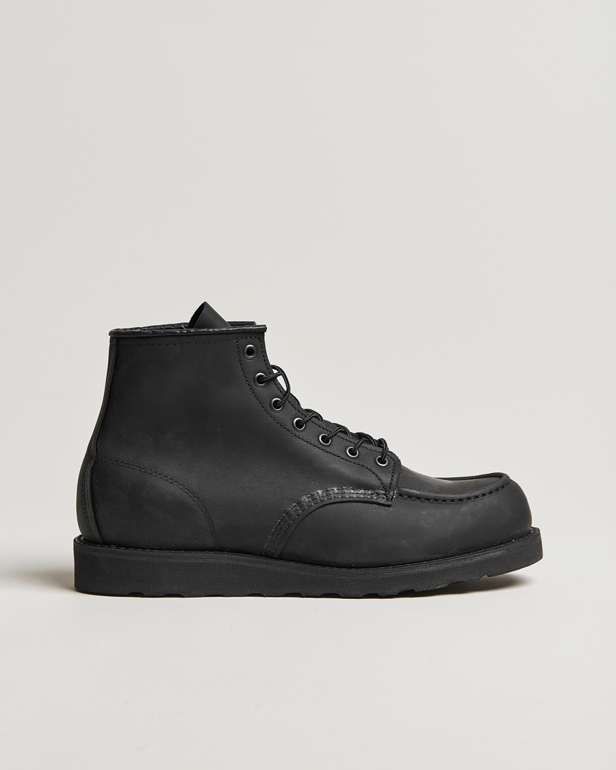 Red Wing Shoes Moc Toe Boot Black Harness