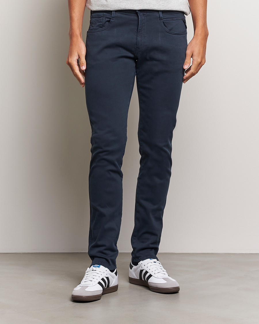 Herren | Kleidung | Replay | Anbass Hyperflex X.Lite 5-Pocket Pants Blue