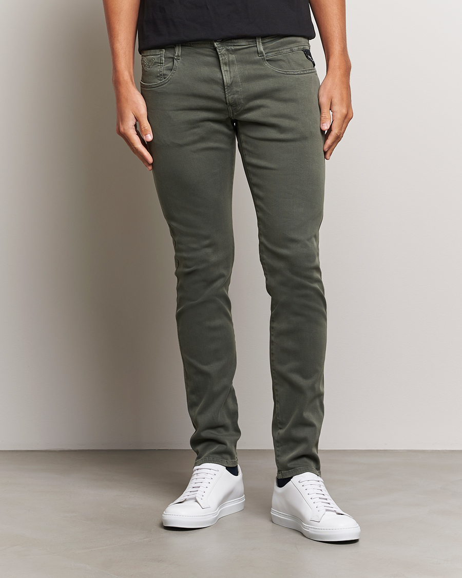 Herren | Kleidung | Replay | Anbass Hyperflex X.Lite 5-Pocket Pants Olive Green
