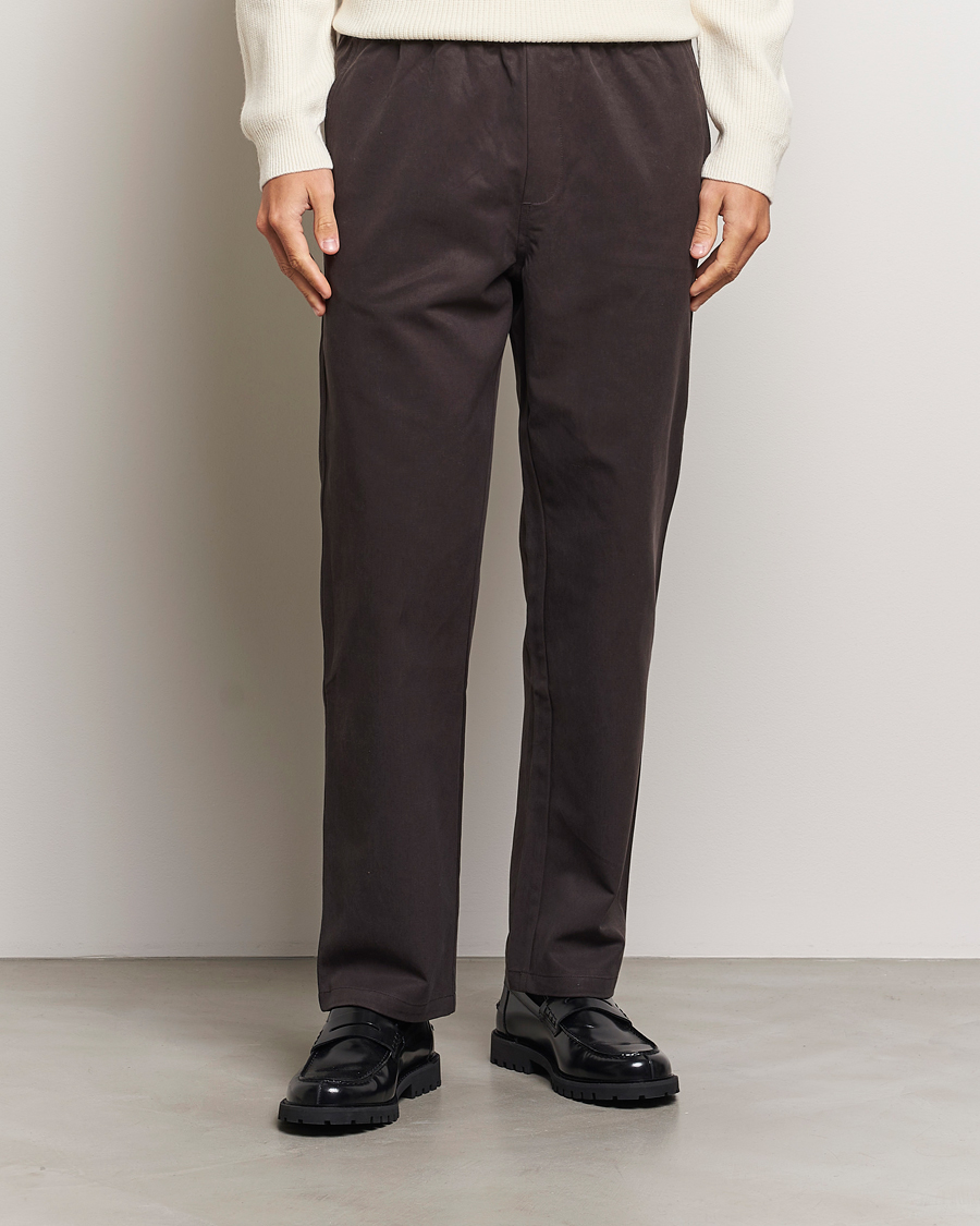 Herren |  | Samsøe Samsøe | Jabari Drawstring Trousers Chocolate Brown