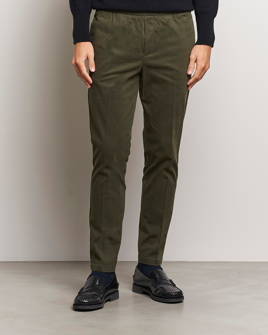 Herren |  | Samsøe Samsøe | Smith Drawstring Trousers Forest Night