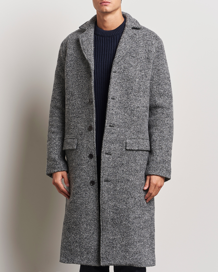 Herren |  | Samsøe Samsøe | Tefsa Wool Coat Black Melange