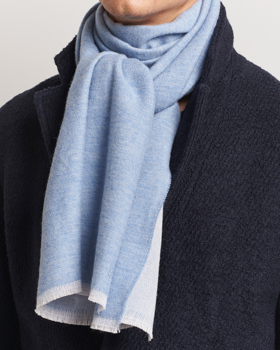 Herren |  | Stenströms | Wool Scarf Light Blue