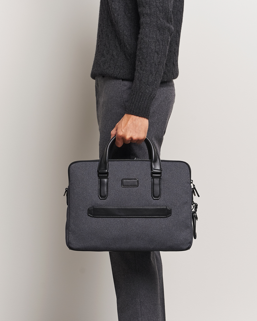 Herren |  | TUMI | Harrison Sycamore Slim Briefcase Dark Charcoal