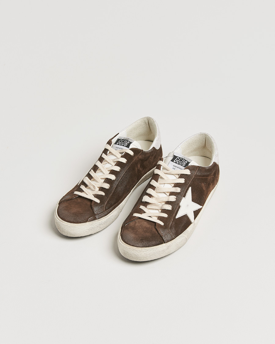 Herren | Wildlederschuhe | Golden Goose | Super-Star Sneakers Dark Brown