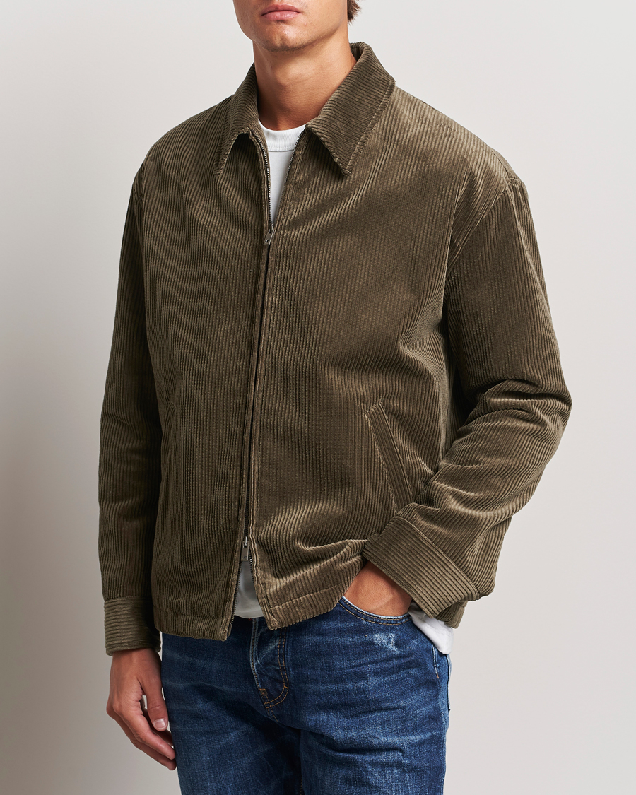 Herren | Casual Jacken | Golden Goose | Corduroy Jacket Dark Green